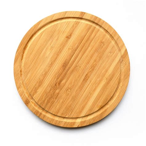 Shop for Wholesale Round Cheese Board Small Bamboo Cutting Board With ...