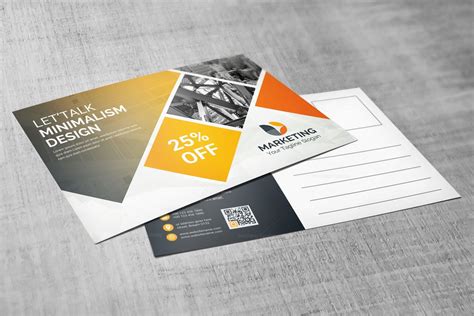 PSD Modern Postcard Design 002835 - Template Catalog