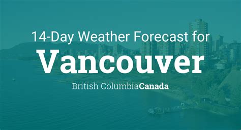 North Vancouver Weather Forecast 14 Days - weather and climate