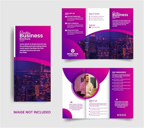 Premium Vector | Business brochure template