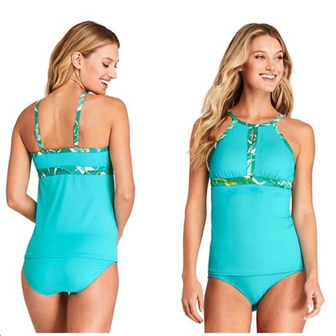 Lands' End | Swim | Nwot Lands End Tankini Teal | Poshmark