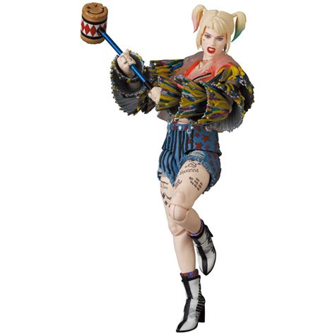 Figure HARLEY QUINN Caution Tape Jacket Ver. MAFEX - Meccha Japan