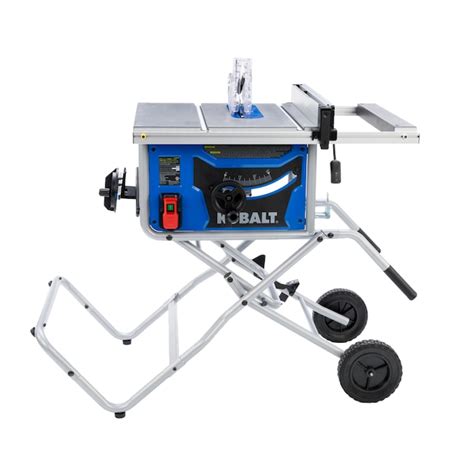 Kobalt 10-in Carbide-tipped Blade 15-Amp Portable Table Saw in the ...