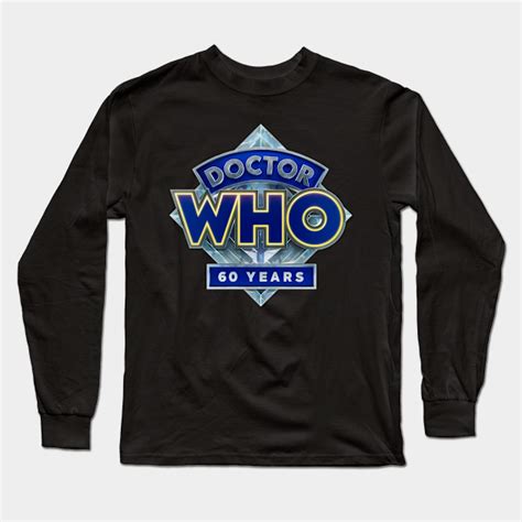 Doctor Who 60th Anniversary Logo - Doctor Who - Long Sleeve T-Shirt ...