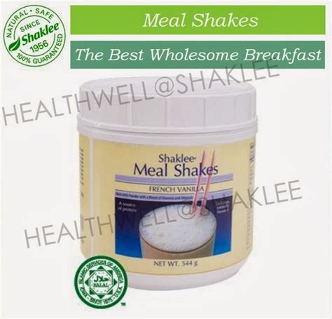 HEALTHWELL@SHAKLEE: Meal Shakes