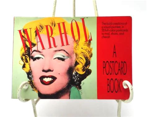 ANDY WARHOL A Postcard Book 1989 Vtg Complete No Missing Pages Full Color $65.00 - PicClick