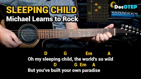 Sleeping Child - Michael Learns to Rock (Guitar Chords Tutorial with Lyrics) | guitar, lyrics ...