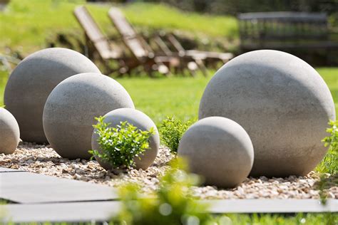 Spheres - Chesser Stone | Garden spheres, Spheres, Garden balls