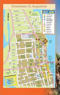 St Augustine Historic District Map | here for a map of downtown st augustine st augustine st ...