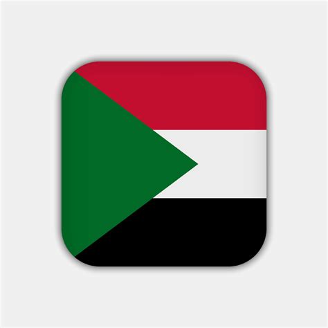 Sudan flag, official colors. Vector illustration. 11081867 Vector Art ...