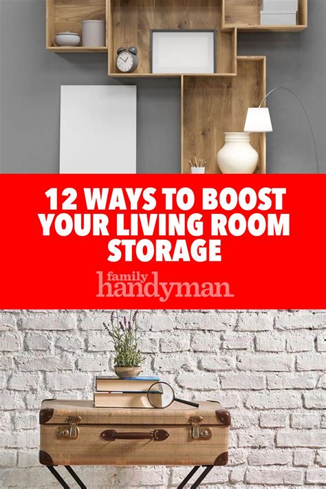 12 Ways to Boost Your Living Room Storage | Living room storage, Living room storage solutions ...