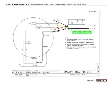 I HAVE A PROBLEM WITH MY MOTOR CAPACITORS I HAVE A BALDOR L1510T MOTOR IN AIR COMPRESSOR. I TOOK ...