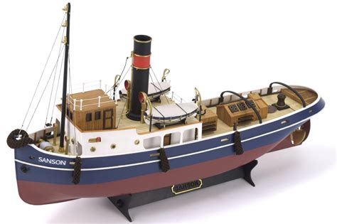 R/C Tugboat Model Sanson: Suitable for Navigation and Lighting