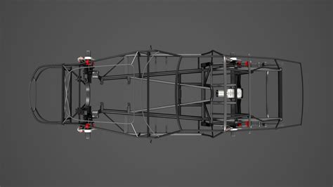 3D model Chassis Frame - Ferrari 250 GTO VR / AR / low-poly | CGTrader