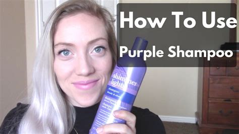 PURPLE SHAMPOO BEFORE AND AFTER - YouTube