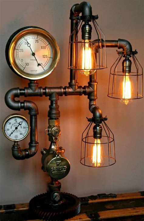 Steampunk lamps - 25 ways to add a touch of vintage and high ranked ...