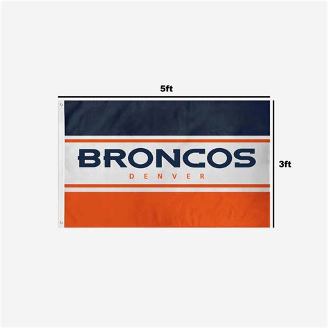 Denver Broncos Horizontal Flag FOCO