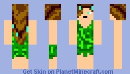 Mermaid Princess Minecraft Skin