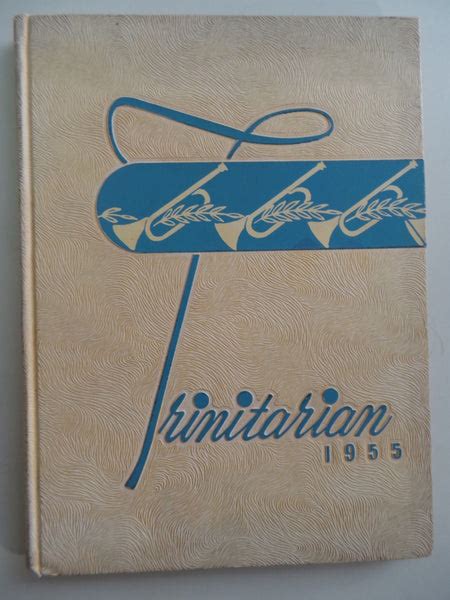 1955 Holy Trinity High School Chicago Illinois Original YEARBOOK Trini – Vintage Menu Mania