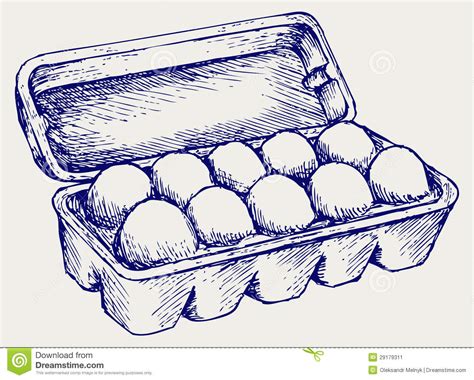 Empty Egg Carton Clipart