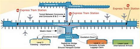 Detroit Metro Airport Terminal Map