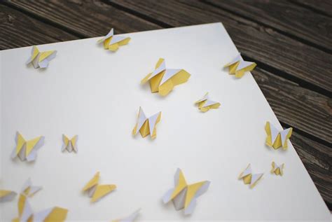 Origami Butterfly Wall Art - Tutorial | Abbie Giving