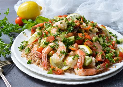 Tabouli Shrimp Salad Recipe (Whole30) - WonkyWonderful