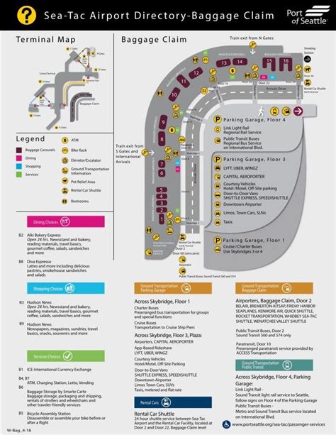 Seattle Airport Map | Seatac PDF File Download a printable Seattle Airport Map | Seatac Image ...