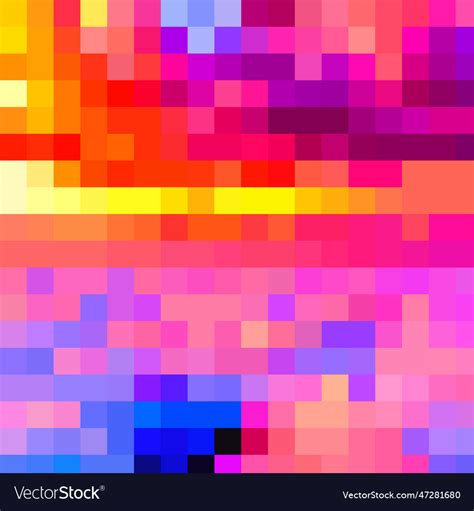 8-bit pixel abstract backdrop background Vector Image