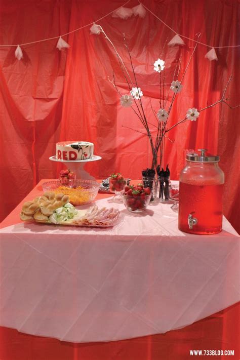 Taylor Swift Club Red Themed Party - Inspiration Made Simple | Taylor swift birthday party ideas ...