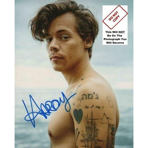 Harry Styles Signed Autograph Photo Reprint One Direction | Etsy