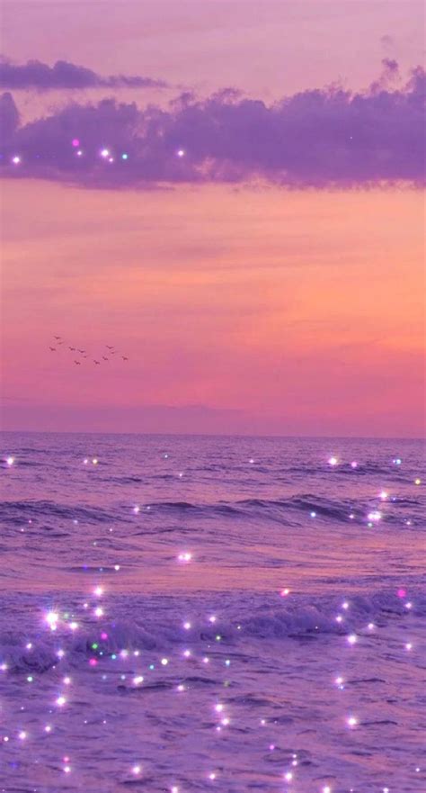 Sunset Sea lilla glitter | Wallpapers roxos, Wallpapers paisagens, Whats wallpaper