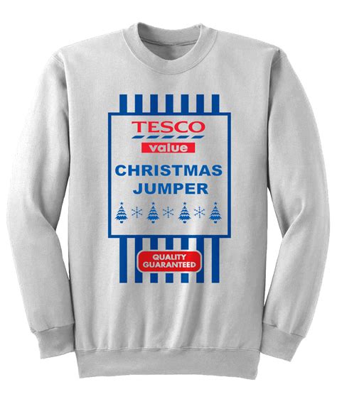 Tesco Value Christmas fun CHRISTMAS jumper Sweatshirt NEW XS-XXL ...