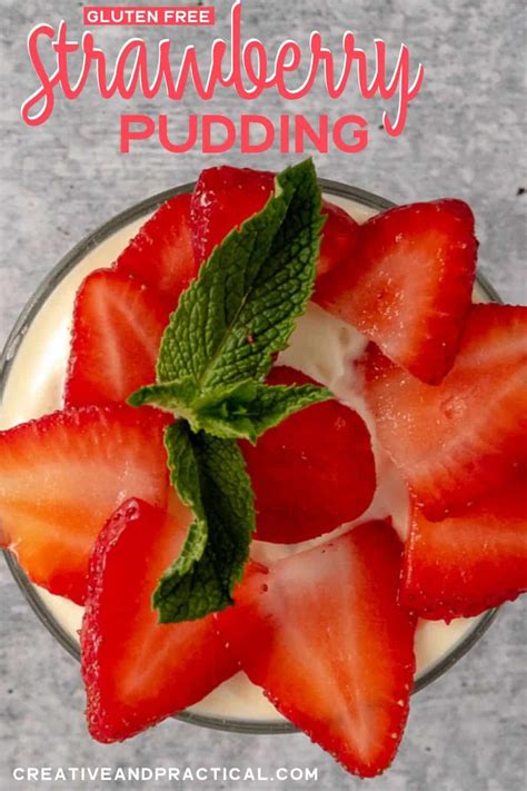 Strawberry Pudding - Cheerful Cook