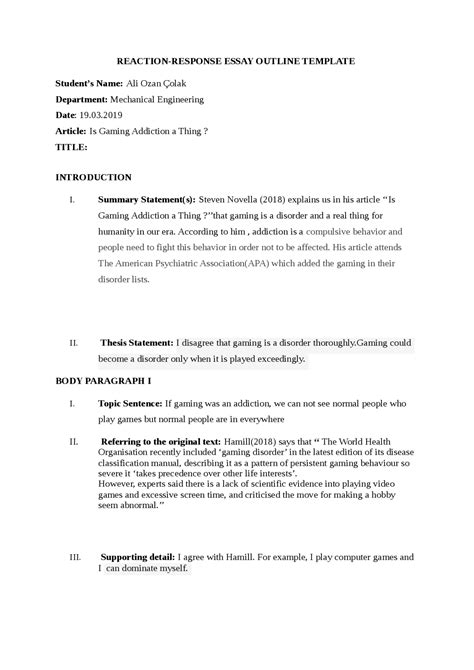 Paper Outline Example – Telegraph