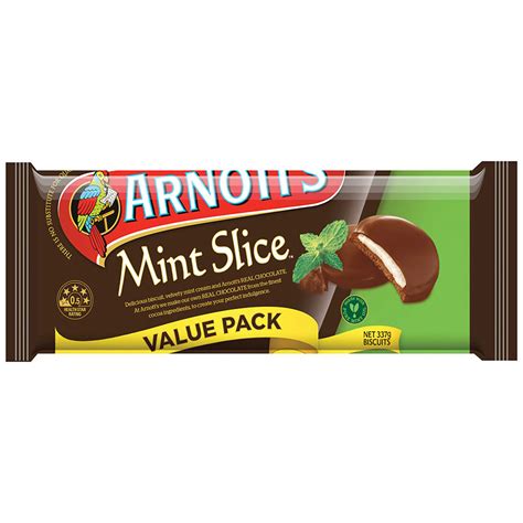 Arnotts Mint Slice Biscuits 337g | COS - Complete Office Supplies