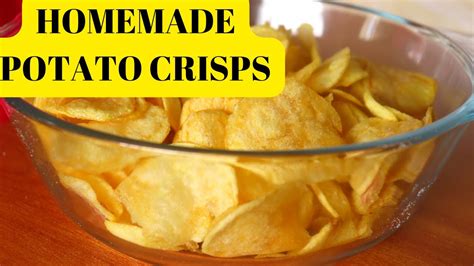 How to Make Crispy Potato Crisps at Home from Scratch| Easy Homemade Crisps Step-by-Step ...