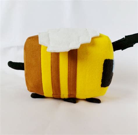 Minecraft Bee Plush Toy Video Game Gift to Gamer | Etsy