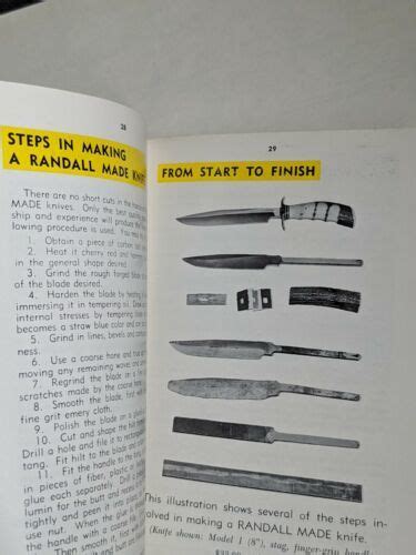 1965 Randall Knives Catalog Amazing condition, Sixteenth Edition ...