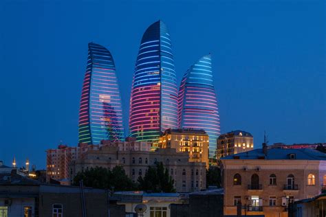 Flame Towers Baku, Azerbaijan