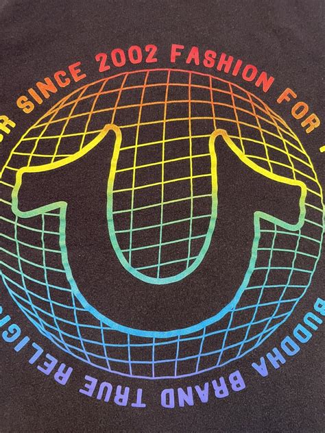 True Religion Logo Graphic T-shirt Men Adult Medium B… - Gem