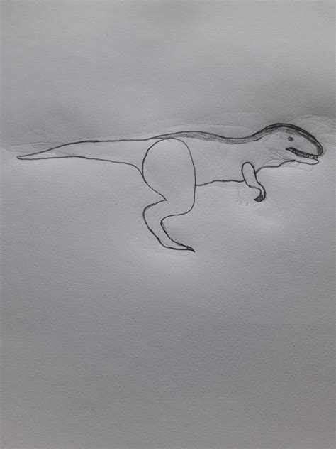 Drawing Ark day 3: Megalosaurus : r/ARK