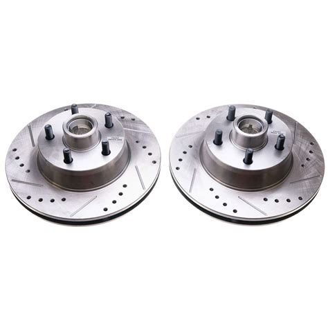 Power Stop AR-8102XPR Power Stop Evolution Drilled and Slotted Rotors | Summit Racing