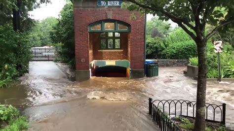 Torrential Rain Floods NY Train Station - Videos from The Weather Channel