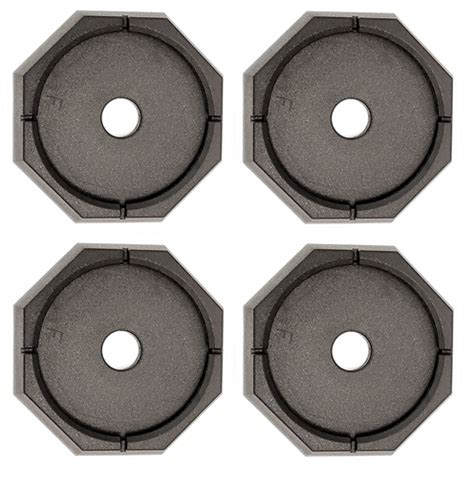 RV SnapPad XTRL12SP4 XL Round Permanent RV Jack Pads - 12" - 4 Pack