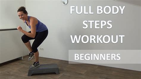 20 Minute Full Body Steps Workout – Beginners Cardio Step Up Training Routine - YouTube