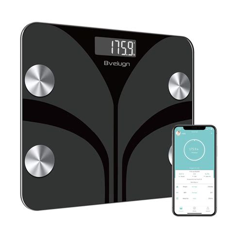 Buy Scale for Body Weight and Percentage, Bveiugn Digital Accurate Bathroom Smart Scale LED ...