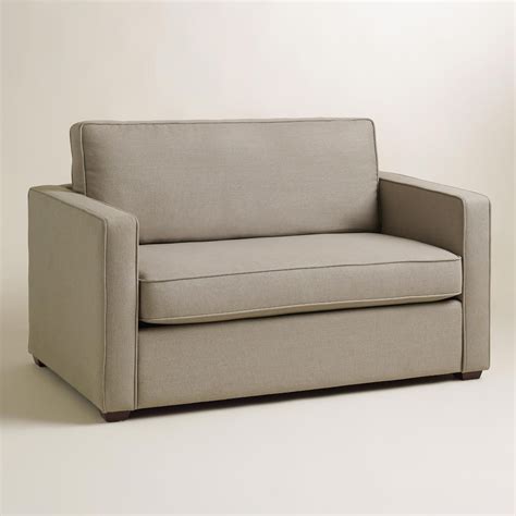 Leather Twin Sleeper Sofa