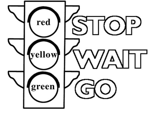 Coloring Pages Traffic Signs Printable - Coloring Walls