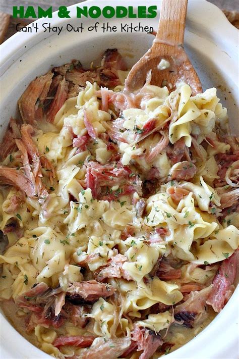 Ham and Noodles | Recipe | Recipes, Baked veggies, Ham and noodle casserole